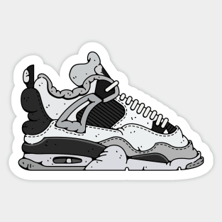 Air Jordan 4 Retro Military Black Sticker